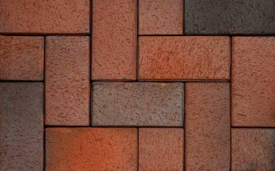 Тротуарная клинкерная брусчатка ABC Opal-blau-geflammt, 240х118х52 мм