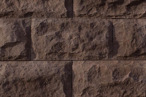 Ecostone Фасадный облицовочный камень Бастион 9 «под натуральный пилёный камень», ЭкоСтоун